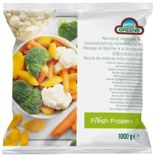 【GREENS】冷凍蔬菜系列5包組(青花菜/綜合炒蔬菜/諾曼地風綜合蔬菜)(1000g)/多種蔬果/方便料理/冰箱常備菜