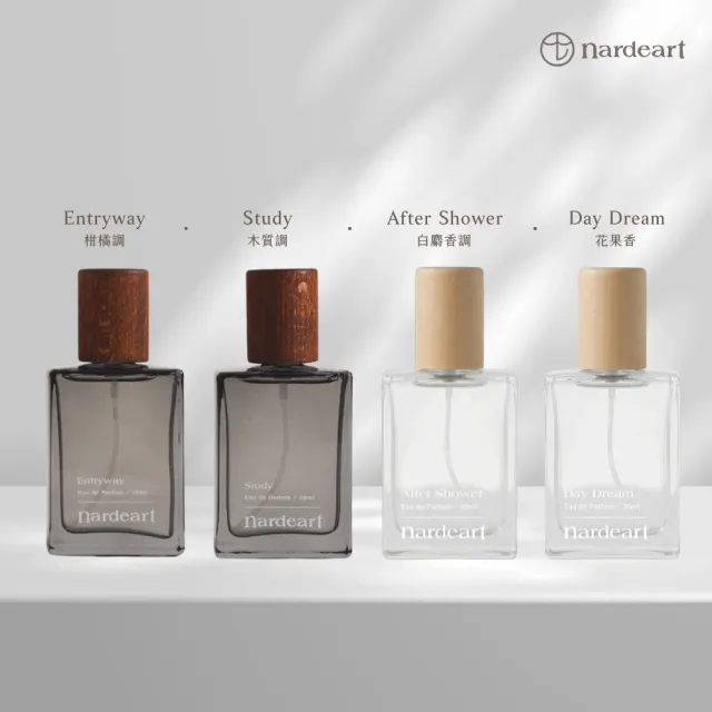 【nardeart】淡香精 30ml 官方直營 1入(多款任選/香水禮盒/禮物/木質調/白麝香/花果香/送禮)