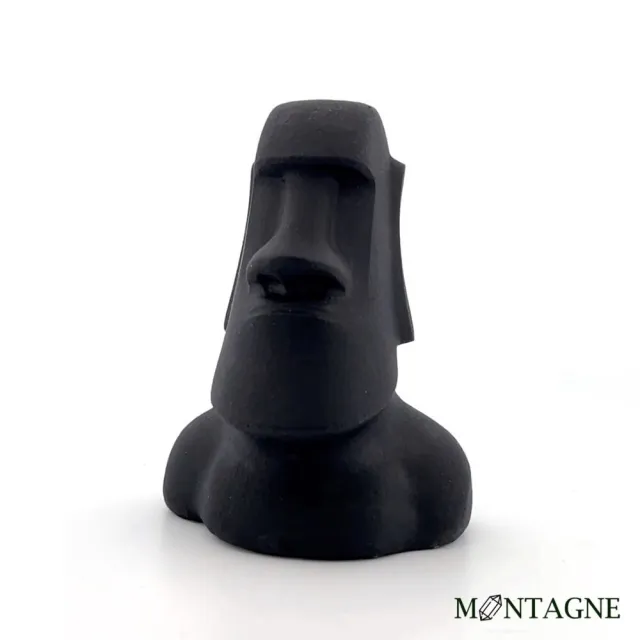 【Montagne de pierre】FS165E 摩艾｜黑曜石｜擴香石公仔 新年 開運禮 過年