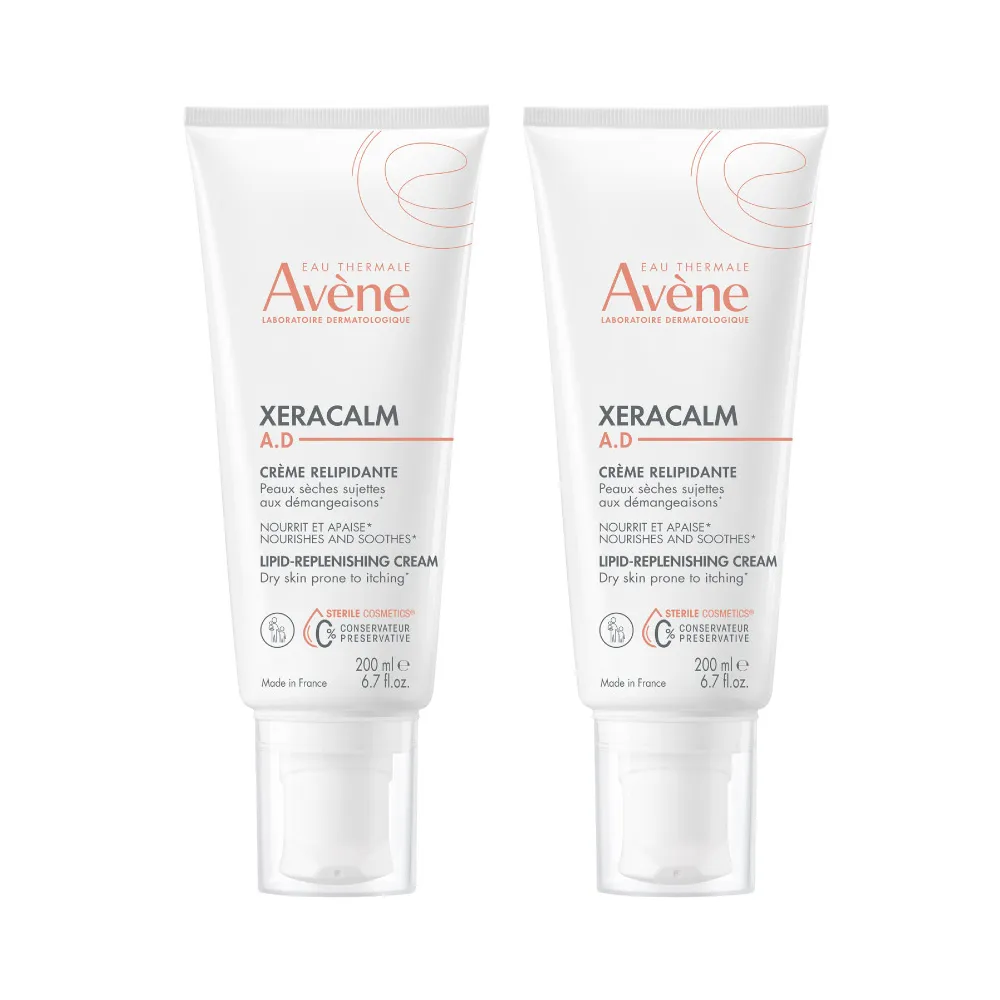 【Avene 雅漾】舒緩乾癢霜200ml(二入組)