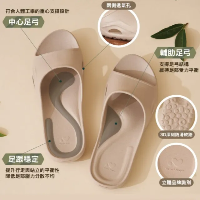 【維諾妮卡】官方直營 SilicStep｜ECO TEA 茶葉減塑環保系列拖鞋(2026德國iF設計獎/2026德國紅點設計獎)
