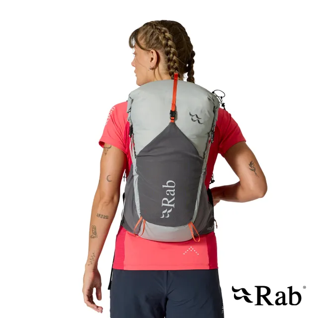 【RAB】Veil XP 20 輕量防水野跑後背包 20L 鉛錫灰/石墨灰 #QAP71