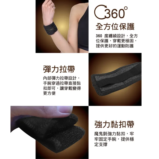 【菁炭元素】1+1 台灣製-鍺磁石系列開運護手保健組-鍺護腕+鍺磁力貼(磁力項圈/鍺/磁石)
