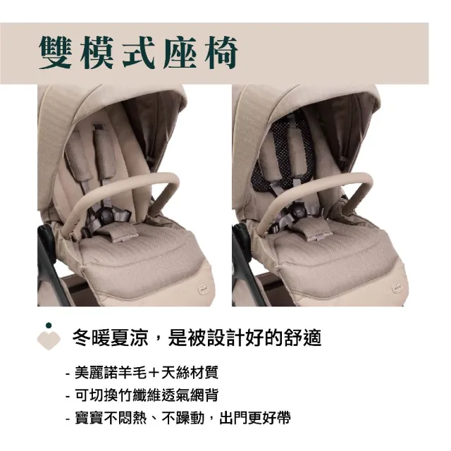 【Chicco】Bellagio Como Lake雙向瞬收時尚推車(旗艦款)