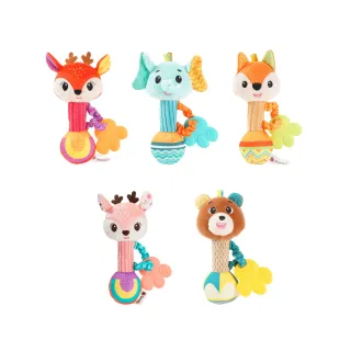 【OhBabyLaugh】搖鈴手握棒(搖鈴玩具/安撫玩具/多功能安撫玩偶/手搖鈴/響鈴玩偶)