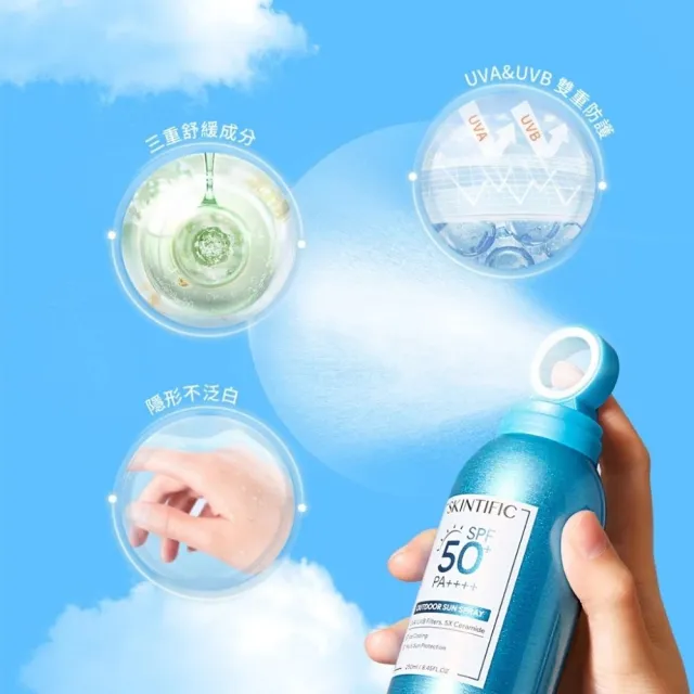 【SKINTIFIC】5x戶外防曬噴霧 250ml