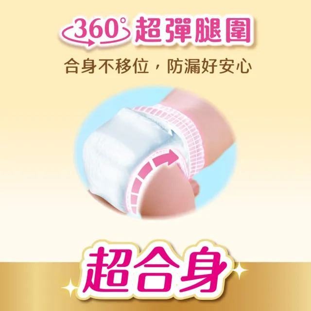 【滿意寶寶】日本製 極上呵護輕巧褲M(褲型/尿布/日本白金/防漏尿布推薦)