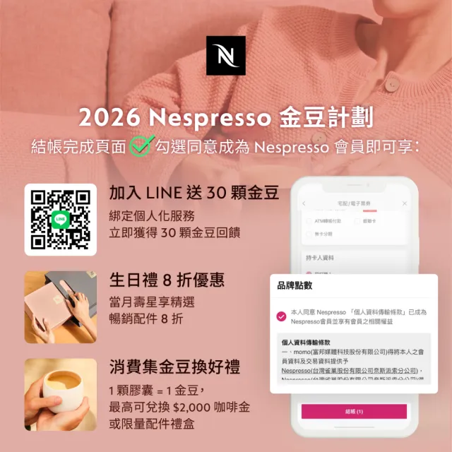 【Nespresso】探索禮盒 - 品味經典120顆咖啡膠囊(12條/盒;僅適用於Nespresso Original系列膠囊咖啡機)