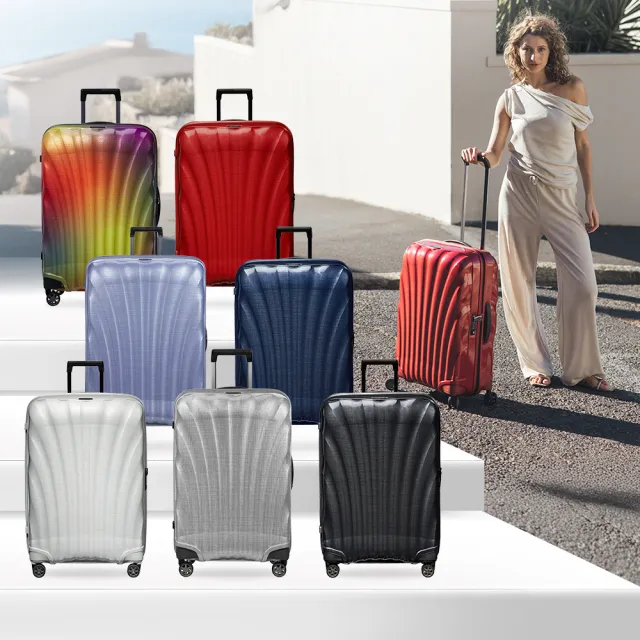 Samsonite 新秀麗】28吋C-LITE 強韌超輕量Curv大容量頂級行李箱/旅行箱