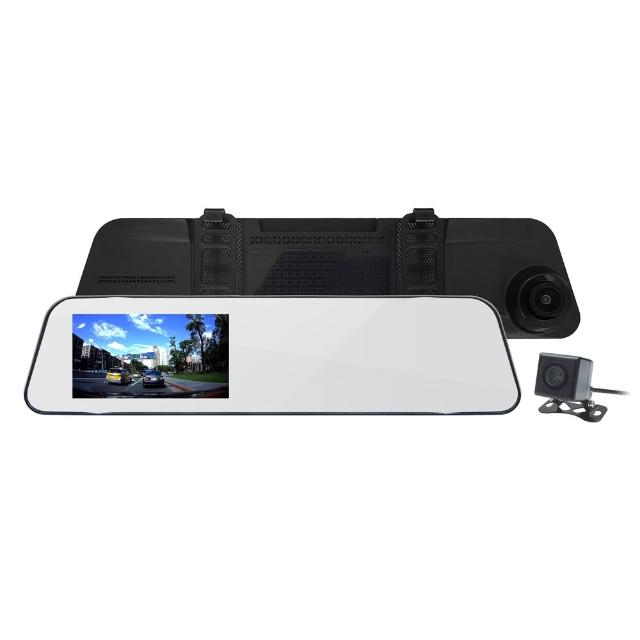 【Abee 快譯通】E26 GPS後視鏡型行車記錄器(前後雙錄/倒車顯影/測速提醒/車道偏移/TS碼流)★贈64G卡