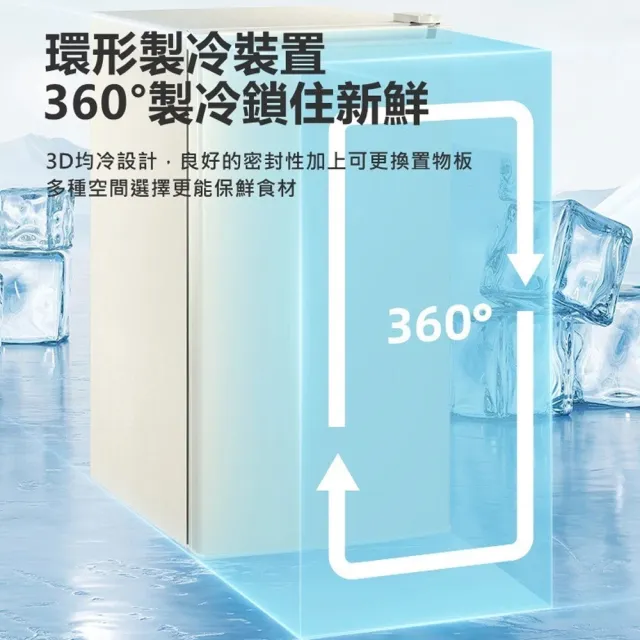 【窩居】冷凍冰箱 冷凍櫃 69L小冰箱 單門全冷凍冰櫃 保鮮櫃 立式冷凍櫃