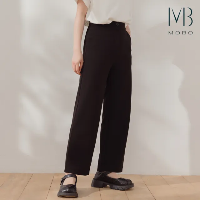 【MO-BO】彈力通勤直筒褲