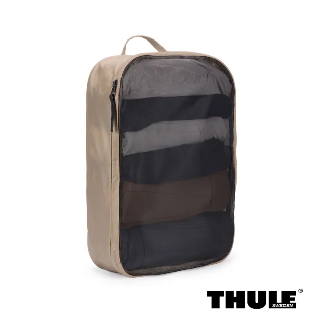 【Thule 都樂】packing cube 中型 行李收納袋 白色/池塘灰/米色 (週年慶/露營/旅行/收納)
