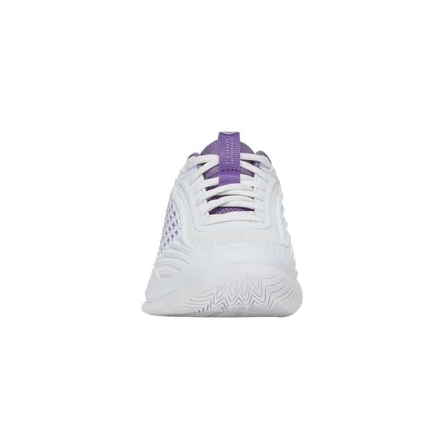 【K-SWISS】輕量透氣專業網球鞋 HYPERCOURT EXPRESS 3 運動 匹克球 女鞋 白紫色 94603-160-M