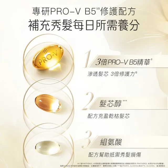 【PANTENE 潘婷】3分鐘奇蹟護髮素180mlx3入 限量贈3分鐘奇蹟髮油15ML