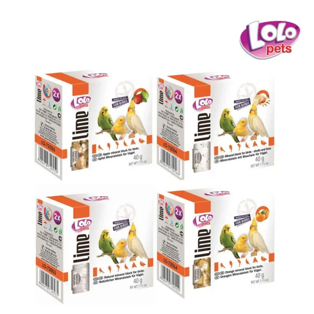 【LOLO】鳥類礦物質磨牙石 40g*9入組(鼠兔零食保健)