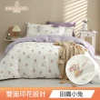 【HOYACASA  禾雅寢具】100%抗菌天絲兩用被床包組-多款任選(雙人/加大均一價 速達) 涼被/冷氣毯