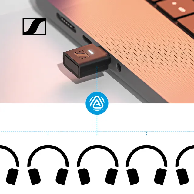 【SENNHEISER 森海塞爾】BTD 700 高性能藍牙接收器