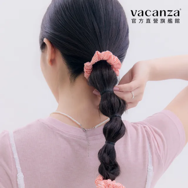 【vacanza】夏日熱情 髮圈 大腸圈 2件入(髮飾 情人節禮物 生日禮物)