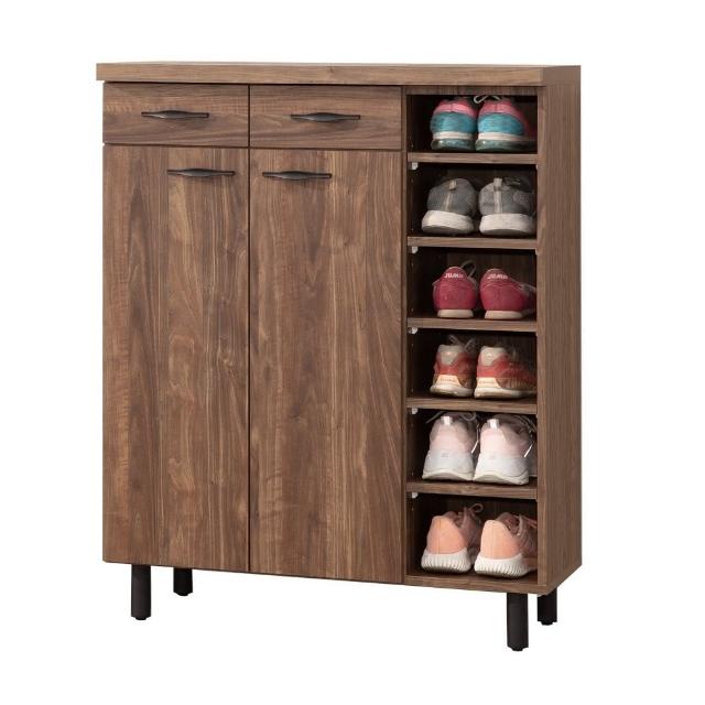 【WAKUHOME 瓦酷家具】Amy復古木紋風3尺鞋櫃A006-A733深色A006-A833淺色