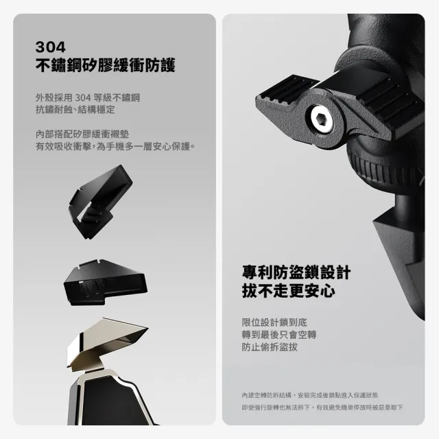 【grantclassic】二勢力 Dualfind Pro 機車手機支架 定位版（官方直營 一年保固）