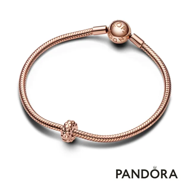 【Pandora 潘多拉】粒紋固定釦-絕版品