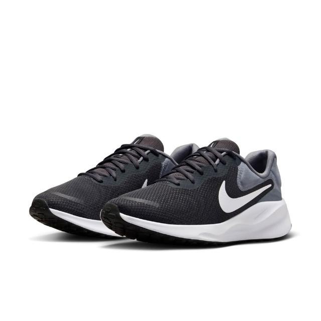 【NIKE 耐吉】慢跑鞋 男鞋 運動鞋 緩震 REVOLUTION 7 黑 FB2207-007