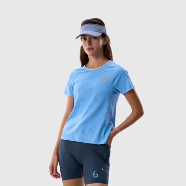 【FlipBelt 飛力跑】Ultra Light 風洞女生跑步短袖_4.0(跑步短袖．馬拉松短袖）