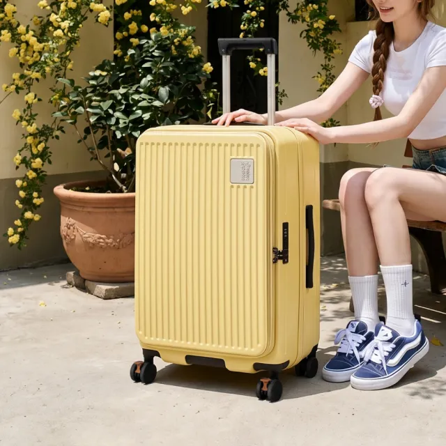 【American Explorer 美國探險家】29吋前開/20+28吋雙開 行李箱 靜音輪 上掀式 CF8/CF39 旅行箱 登機箱