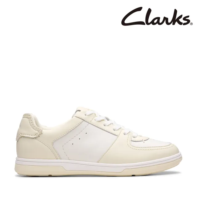 【Clarks】女鞋 Craftravel Lit 簡約拚接年輕時尚潮流板鞋 休閒鞋 運動鞋 德訓鞋(CLF82544C/CLF82545C)