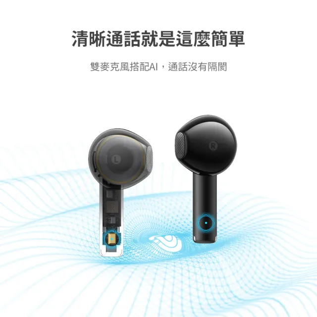 【soundcore】K20i 半入耳式藍牙耳機(半入耳設計 滿電續航)
