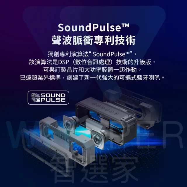 【Tronsmart】Element T6 Max 防水藍牙喇叭(影院級低音實力派)