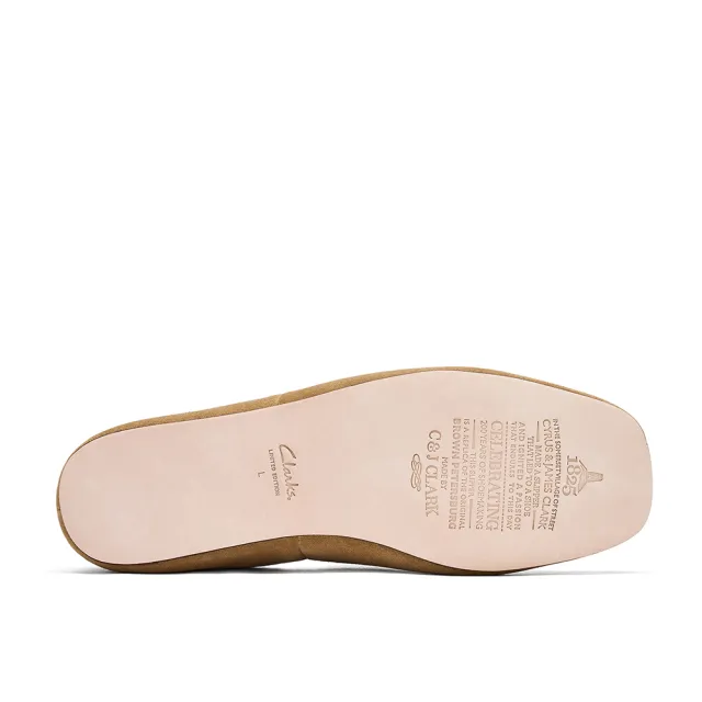 【Clarks】200週年款羊毛拖休閒鞋 男鞋 女鞋 限量鞋(CLF84910C/CLM84871C)
