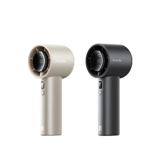 【JisuLife】几素 Handheld Fan Pro1 S 超高速手持風扇 鋁合金版 附掛繩 100段風力調節 USB-C快充