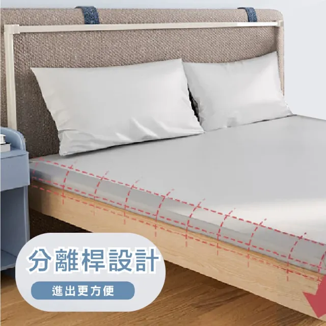 【KIDS PARK】安全床邊護欄U型-共3片(垂直升降式圍欄/床護欄/床圍護欄)