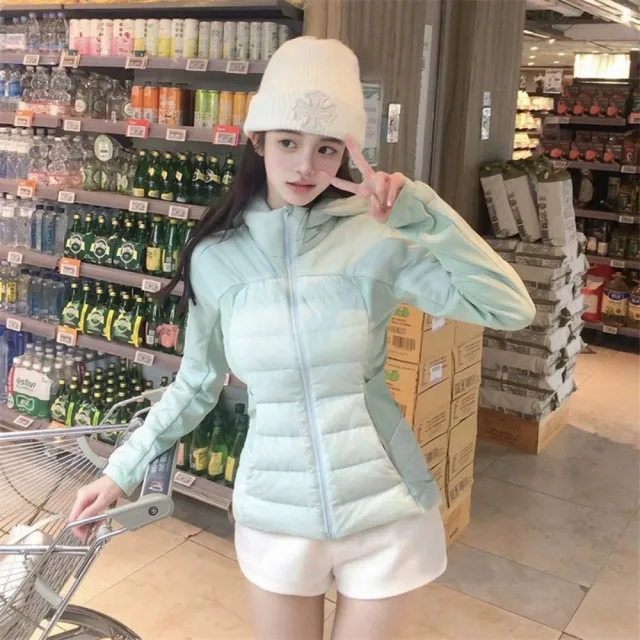 【巴黎精品】現貨+預購 真90%輕羽絨外套白鴨絨運動外套顯瘦保暖輕便羽絨衣(休閒簡約戶外女外套3款b1a59 C)