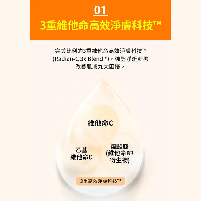 【LANEIGE 蘭芝】官方直營 維他命C淨膚精華安瓶 10g(最高濃度15.2%純維他命C 美白精華)
