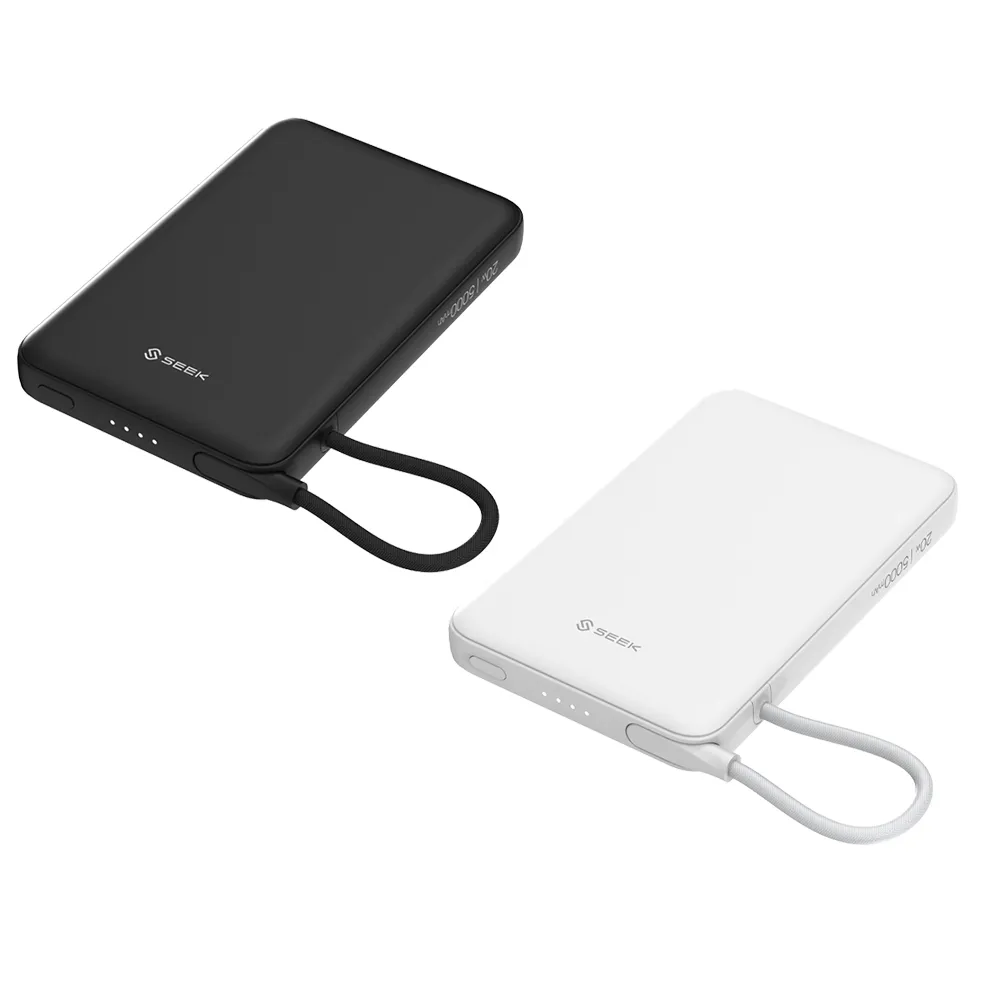 【SEEK】5000mAh 二合一超薄磁吸無線充行動電源PW-W525(磁吸、無線充、Type-C、快充)