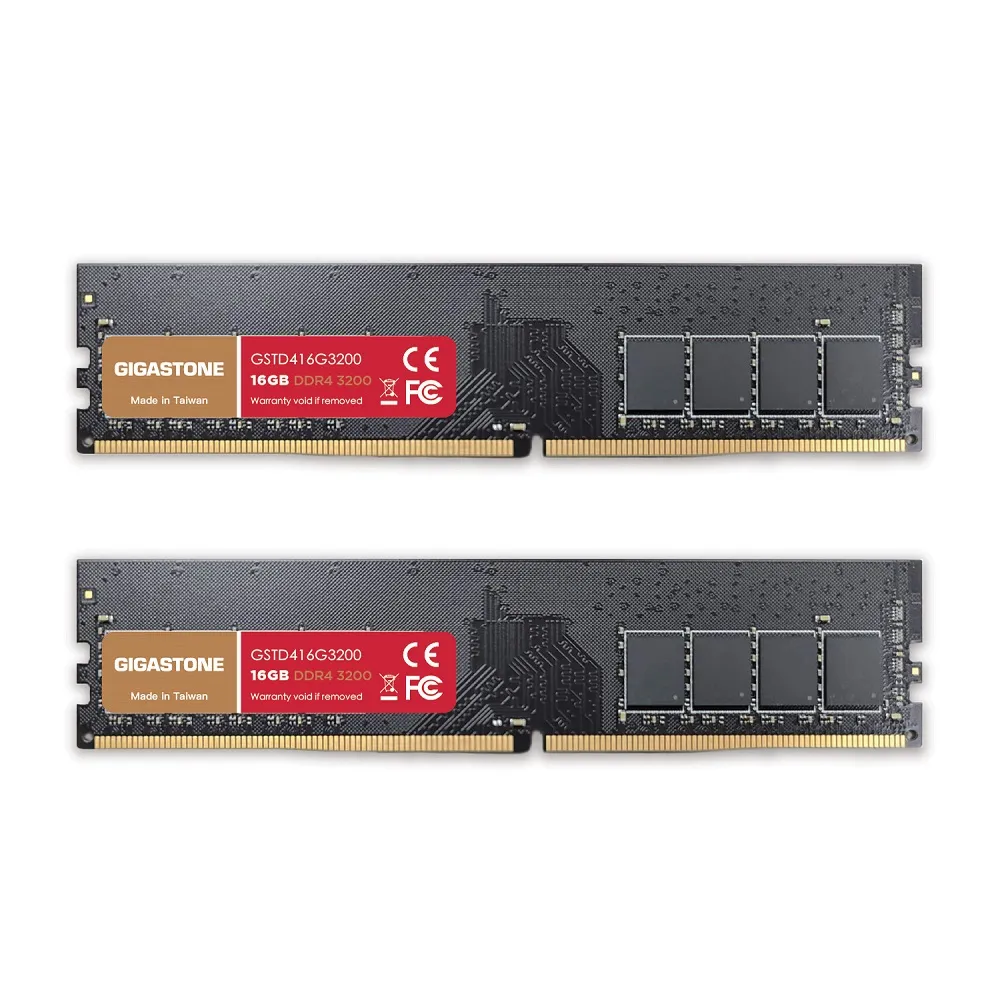 GIGASTONE 立達】DDR4 3200MHz 32GB 桌上型記憶體2入組(PC專用/16GBx2