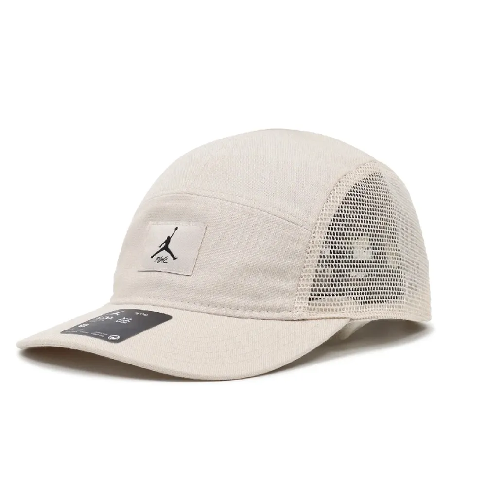 【NIKE 耐吉】帽子 棒球帽 老帽 割帽 男 女 U J FLY CAP JUMPMAN 卡其 透氣 Jordan 喬丹(FV5304203)