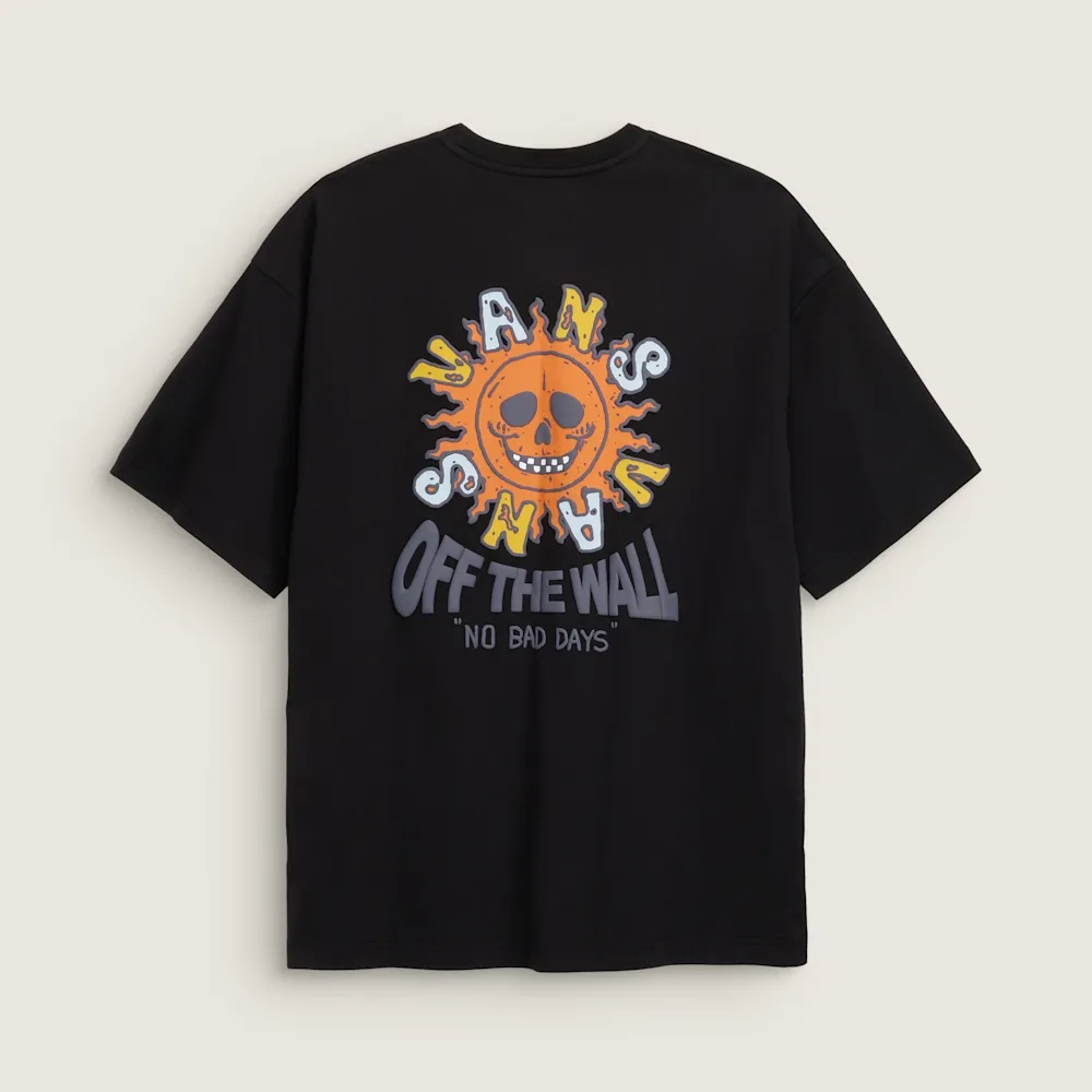 【VANS】官方旗艦 Solar Skull GFX 黑色短袖T恤