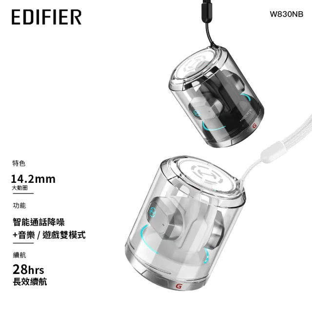 【EDIFIER】Air 2 開放式電競藍牙耳機(藍牙耳機)
