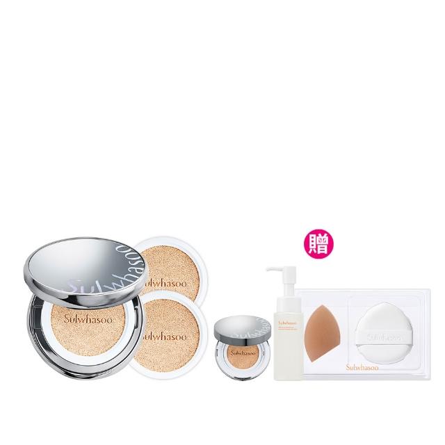 【Sulwhasoo 雪花秀】官方直營 完美珍珠光精華氣墊SPF50 一盒2蕊  (柔焦版/水亮版)