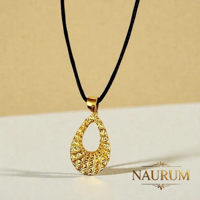 (NAURUM)黃金墜飾金耀星芒0.66錢附贈皮繩