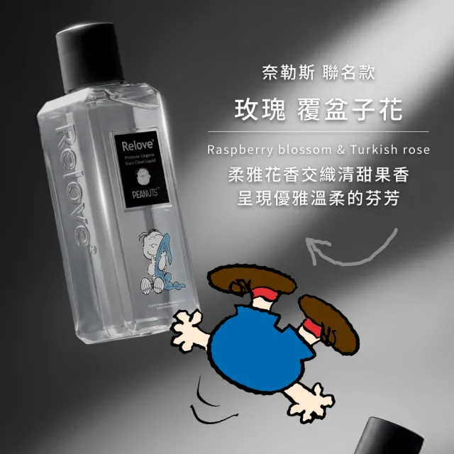 【Relove】SNOOPY史努比聯名手洗精220mlx3入禮盒(禮盒內含吊飾盲盒1入四款隨機)