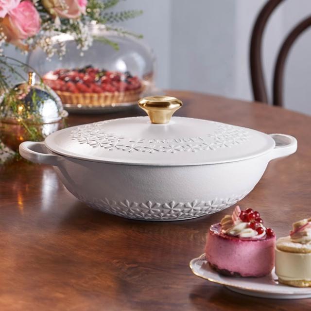 【Le Creuset】鐵製炒鍋(附蓋) 30cm