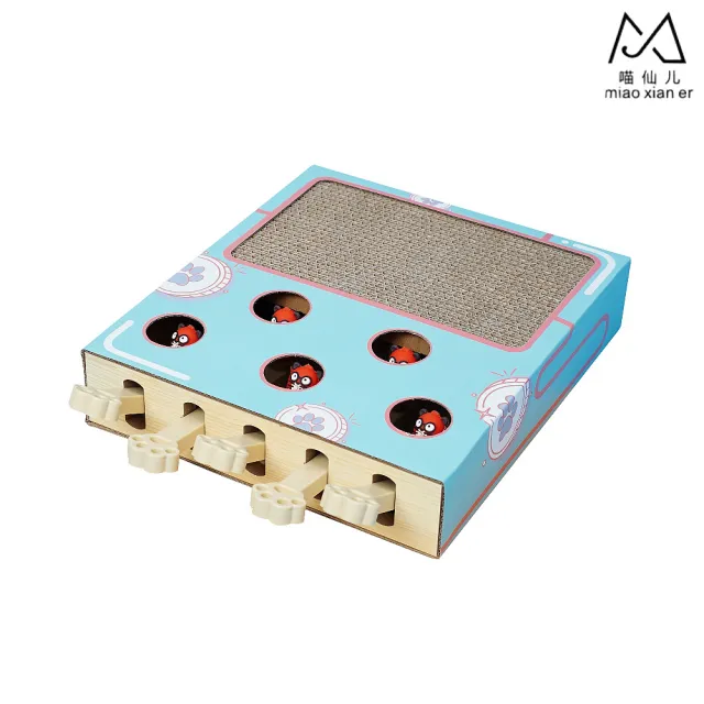 【MIAO FAIRY 喵仙兒】抓抓貓瘋狂玩具盒*2入組 36*26*6cm(貓玩具、寵物玩具)