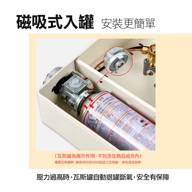 【勳風】極美型磁吸式強火卡式爐+30cm石墨烯燒烤盤組合(HFN-Y1999+HFN-Y6627)