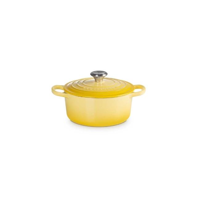【Le Creuset】典藏琺瑯鑄鐵鍋圓鍋 18cm(薔薇)
