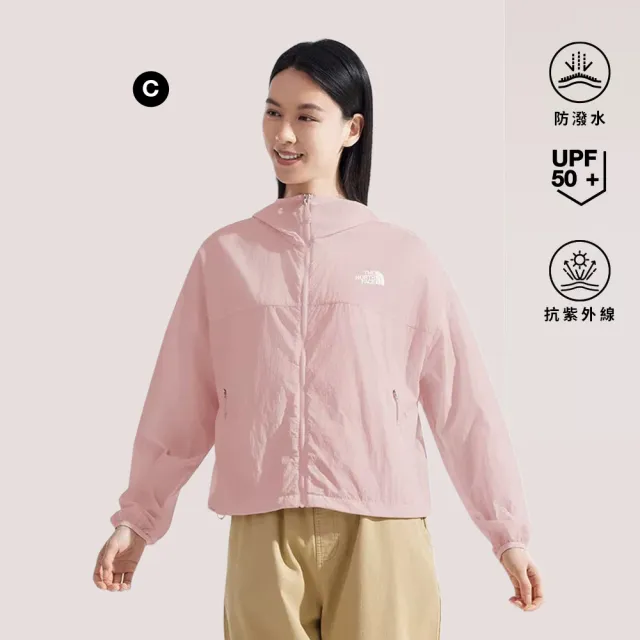 【The North Face】女款DWR防潑水連帽外套 (多色可選)